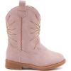 imageBMCiTYBM Toddler Girls Cowboy Cowgirl Boots Little Kids Pointed Toe Western Boots Mid Calf Side Zipper Riding Shoes for All Seasons ToddlerLittle KidEpurple