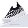 imageBMCiTYBM Toddler Shoes Boys Girls Walking Sneakers Running Athletic Sports Tennis ShoesCblack White