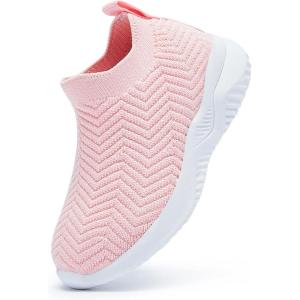 imageBMCiTYBM Toddler Shoes Boys Girls Walking Sneakers Running Athletic Sports Tennis ShoesBpink