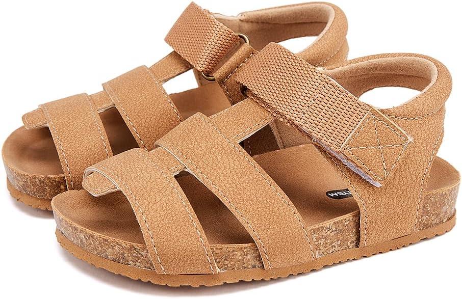 imageBMCiTYBM Baby Sandals Girls Boys Breathable Shoes Infant Summer Toddler Shoes NonSlip 6 9 12 16 18 24 Months1camel