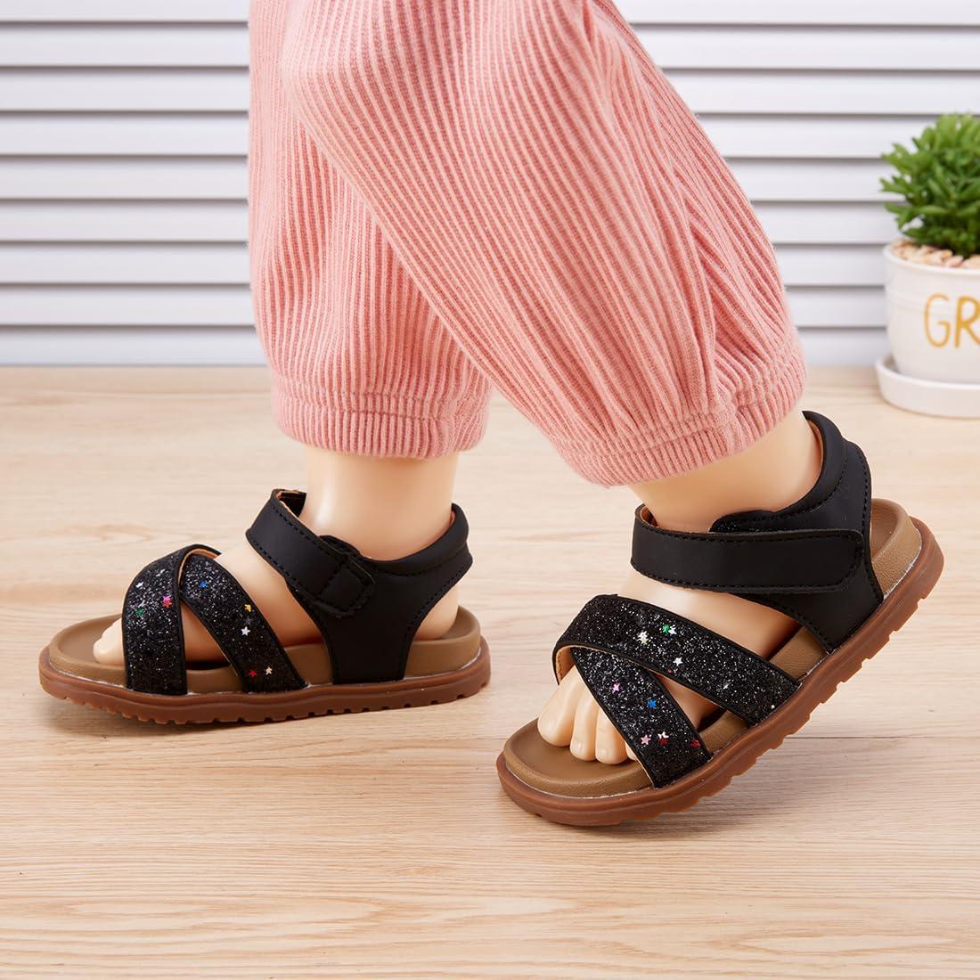 imageBMCiTYBM Baby Sandals Girls Boys Breathable Shoes Infant Summer Toddler Shoes NonSlip 6 9 12 16 18 24 Months3black