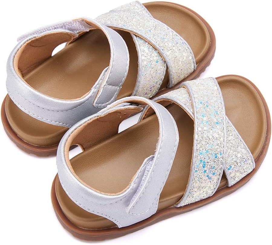 imageBMCiTYBM Baby Sandals Girls Boys Breathable Shoes Infant Summer Toddler Shoes NonSlip 6 9 12 16 18 24 Months3silver