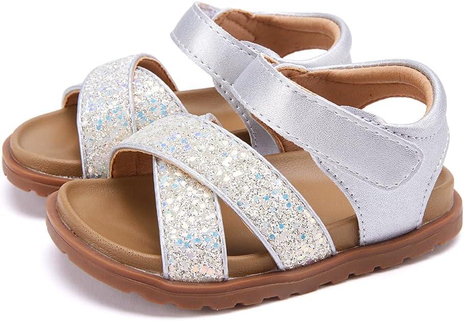imageBMCiTYBM Baby Sandals Girls Boys Breathable Shoes Infant Summer Toddler Shoes NonSlip 6 9 12 16 18 24 Months3silver