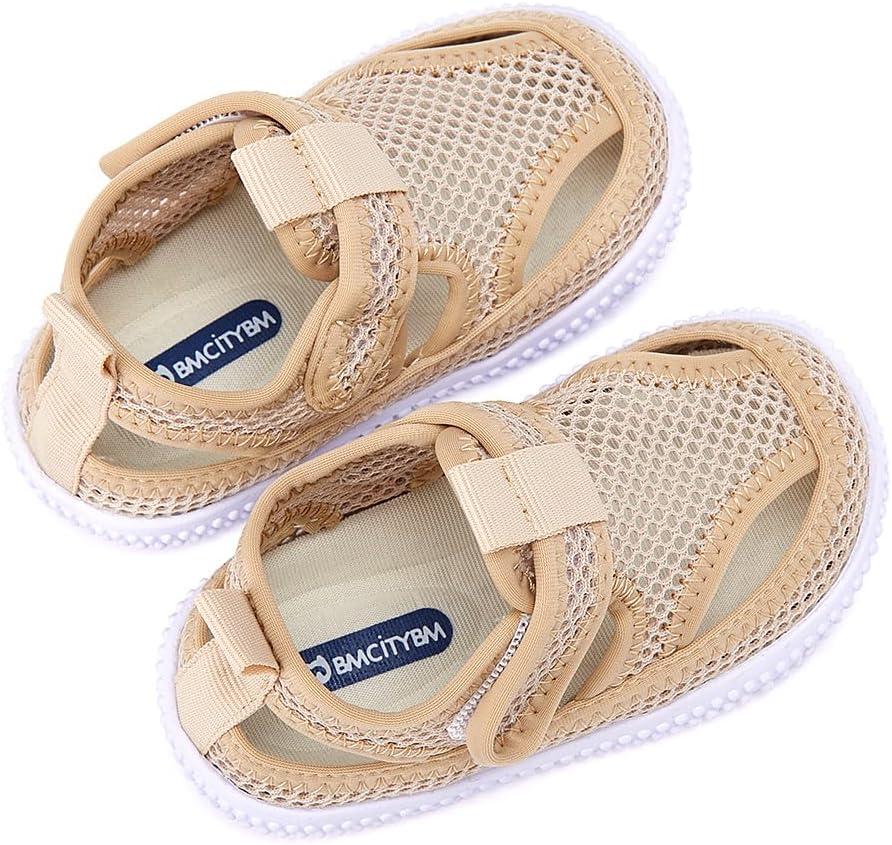 imageBMCiTYBM Baby Sandals Girls Boys Breathable Shoes Infant Summer Toddler Shoes NonSlip 6 9 12 16 18 24 MonthsMeshcamel