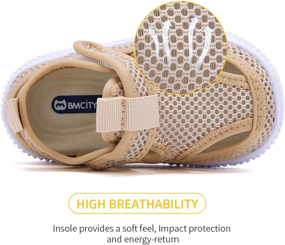 imageBMCiTYBM Baby Sandals Girls Boys Breathable Shoes Infant Summer Toddler Shoes NonSlip 6 9 12 16 18 24 MonthsMeshcamel