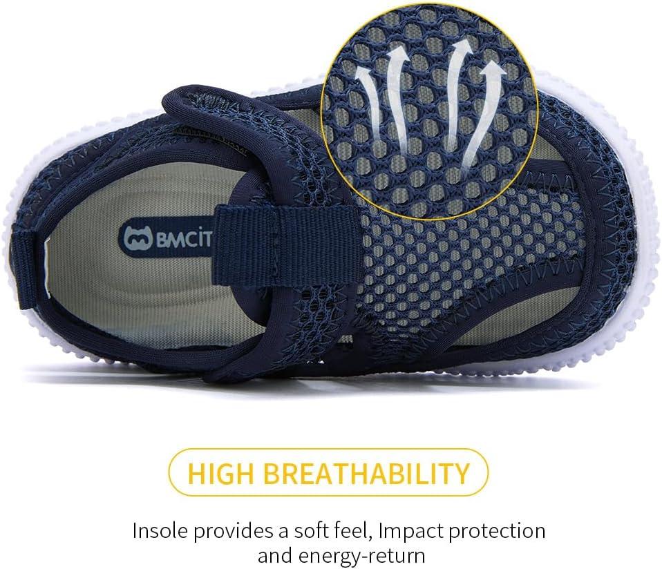 imageBMCiTYBM Baby Sandals Girls Boys Breathable Shoes Infant Summer Toddler Shoes NonSlip 6 9 12 16 18 24 MonthsMeshnavy