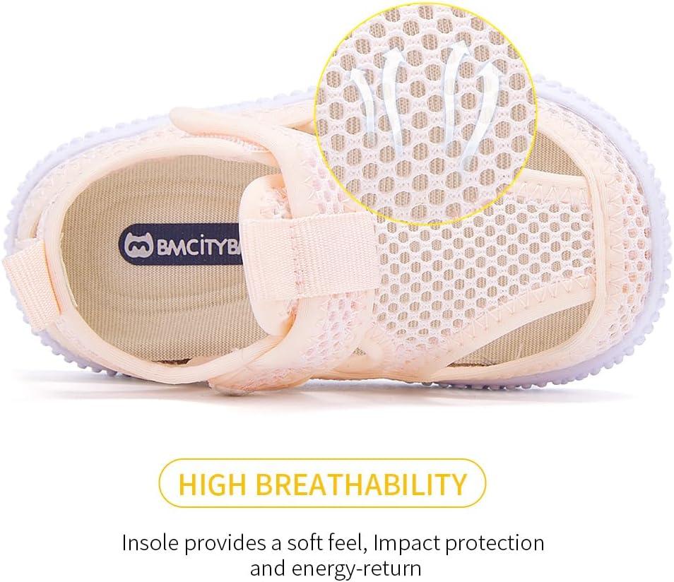 imageBMCiTYBM Baby Sandals Girls Boys Breathable Shoes Infant Summer Toddler Shoes NonSlip 6 9 12 16 18 24 MonthsMeshpink