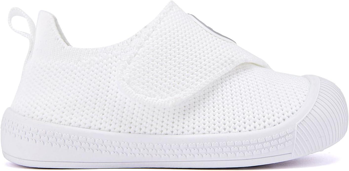 imageBMCiTYBM Baby Shoes Infant Boy Girl First Walker Shoes Toddler Walking Shoes Lightweight NonSlip Sneakers for 6 9 12 18 24 MonthsA2white