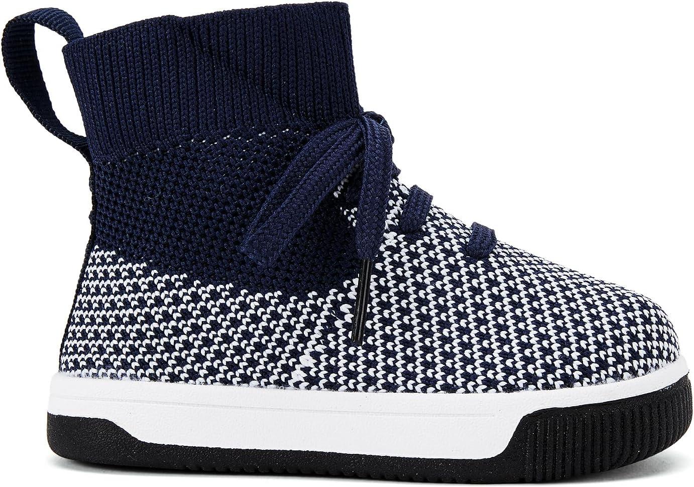 imageBMCiTYBM Baby Shoes Infant Boy Girl First Walker Shoes Toddler Walking Shoes Lightweight NonSlip Sneakers for 6 9 12 18 24 MonthsA4navy