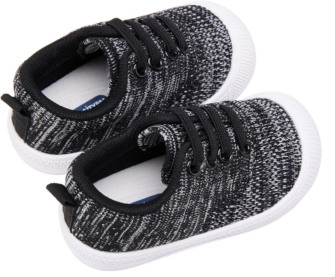 imageBMCiTYBM Baby Shoes Infant Boy Girl First Walker Shoes Toddler Walking Shoes Lightweight NonSlip Sneakers for 6 9 12 18 24 MonthsA5black