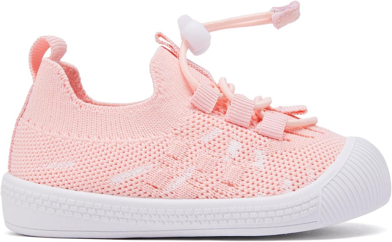 imageBMCiTYBM Baby Shoes Infant Boy Girl First Walker Shoes Toddler Walking Shoes Lightweight NonSlip Sneakers for 6 9 12 18 24 MonthsA6pink