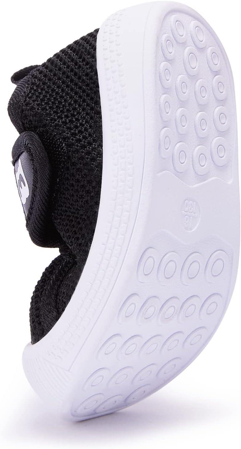 imageBMCiTYBM Baby Shoes Infant Boy Girl First Walker Shoes Toddler Walking Shoes Lightweight NonSlip Sneakers for 6 9 12 18 24 MonthsAblack