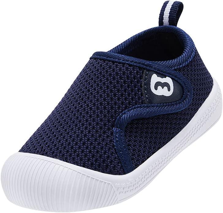 imageBMCiTYBM Baby Shoes Infant Boy Girl First Walker Shoes Toddler Walking Shoes Lightweight NonSlip Sneakers for 6 9 12 18 24 MonthsAnavy