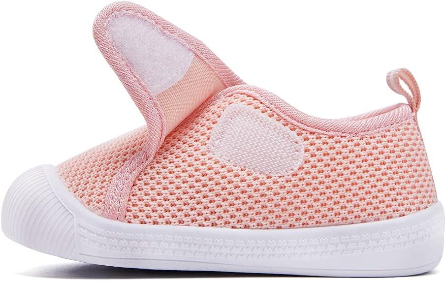 imageBMCiTYBM Baby Shoes Infant Boy Girl First Walker Shoes Toddler Walking Shoes Lightweight NonSlip Sneakers for 6 9 12 18 24 MonthsApink