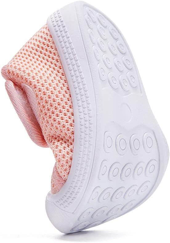 imageBMCiTYBM Baby Shoes Infant Boy Girl First Walker Shoes Toddler Walking Shoes Lightweight NonSlip Sneakers for 6 9 12 18 24 MonthsApink