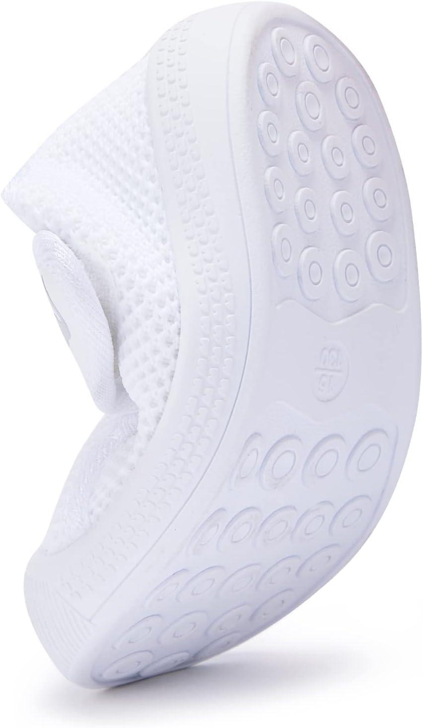 imageBMCiTYBM Baby Shoes Infant Boy Girl First Walker Shoes Toddler Walking Shoes Lightweight NonSlip Sneakers for 6 9 12 18 24 MonthsAwhite