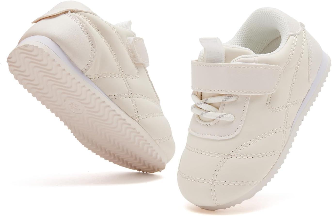 imageBMCiTYBM Baby Shoes Infant Boy Girl First Walker Shoes Toddler Walking Shoes Lightweight NonSlip Sneakers for 6 9 12 18 24 MonthsB1beige