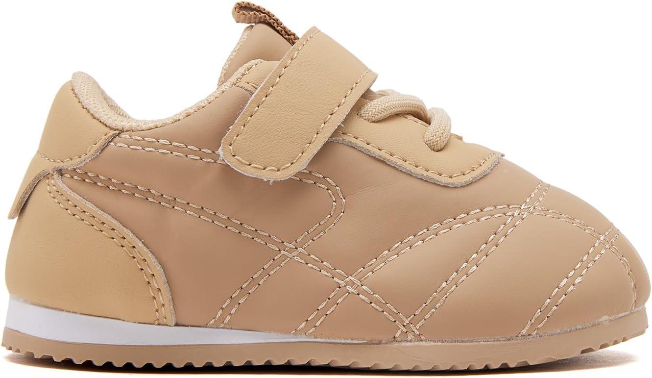 imageBMCiTYBM Baby Shoes Infant Boy Girl First Walker Shoes Toddler Walking Shoes Lightweight NonSlip Sneakers for 6 9 12 18 24 MonthsB1camel