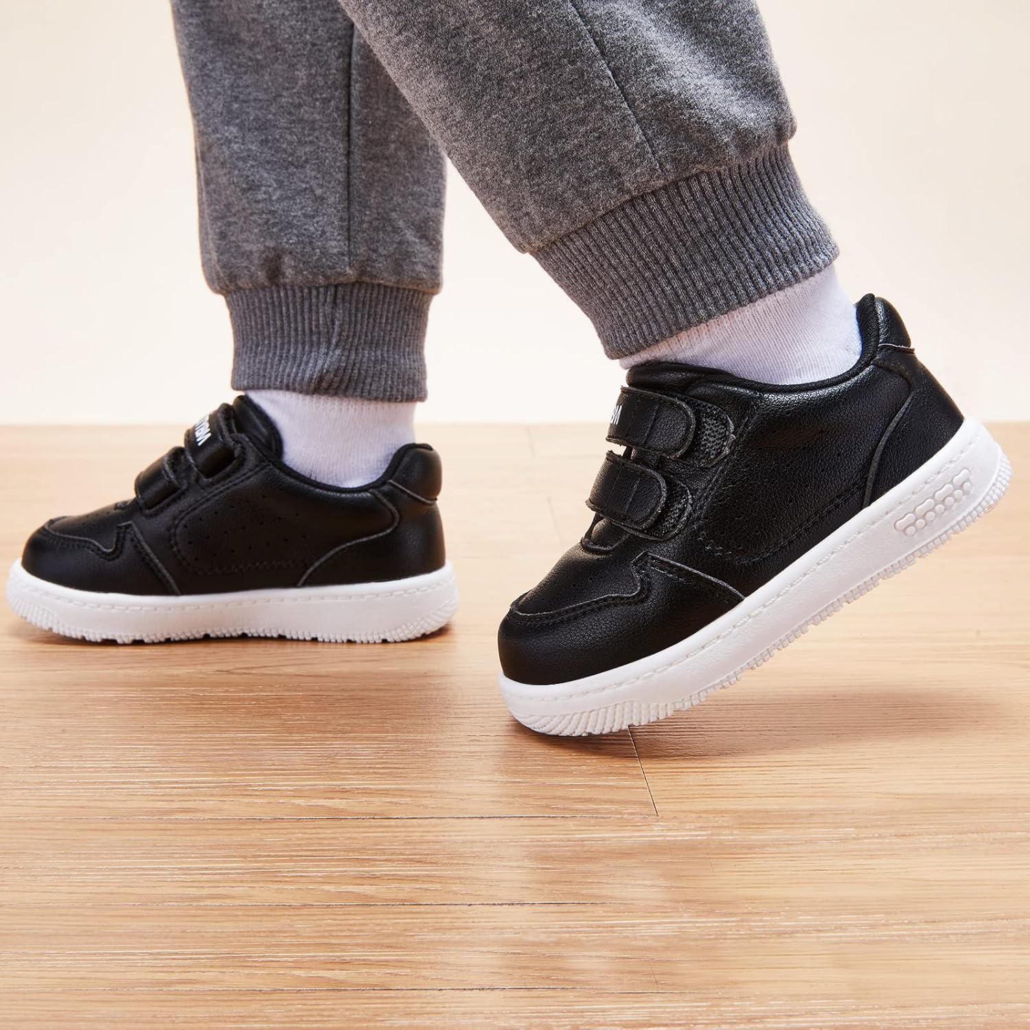 imageBMCiTYBM Baby Shoes Infant Boy Girl First Walker Shoes Toddler Walking Shoes Lightweight NonSlip Sneakers for 6 9 12 18 24 MonthsCblack