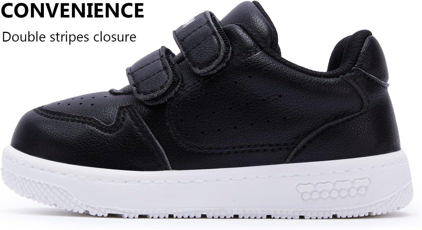 imageBMCiTYBM Baby Shoes Infant Boy Girl First Walker Shoes Toddler Walking Shoes Lightweight NonSlip Sneakers for 6 9 12 18 24 MonthsCblack