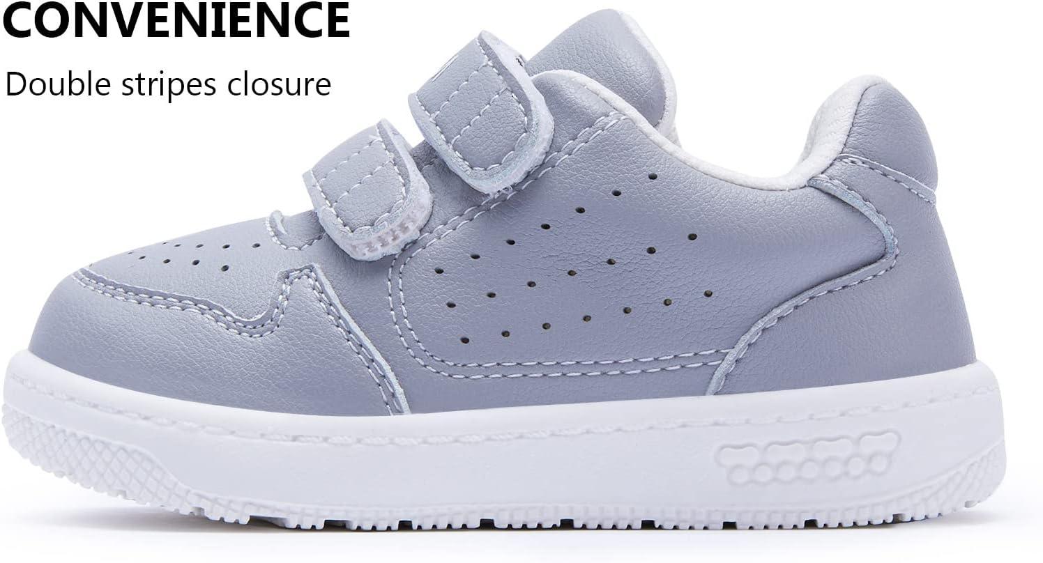 imageBMCiTYBM Baby Shoes Infant Boy Girl First Walker Shoes Toddler Walking Shoes Lightweight NonSlip Sneakers for 6 9 12 18 24 MonthsCgrey