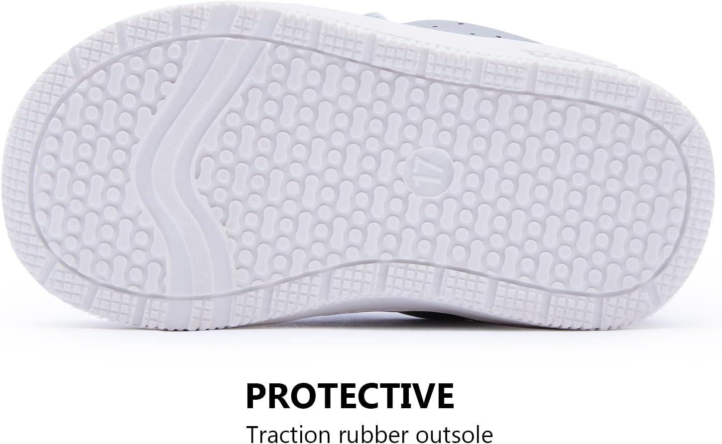 imageBMCiTYBM Baby Shoes Infant Boy Girl First Walker Shoes Toddler Walking Shoes Lightweight NonSlip Sneakers for 6 9 12 18 24 MonthsCgrey