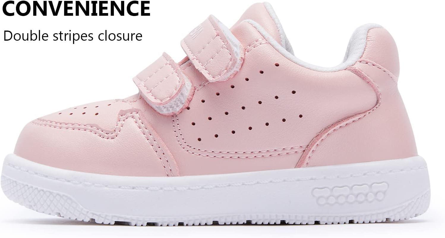 imageBMCiTYBM Baby Shoes Infant Boy Girl First Walker Shoes Toddler Walking Shoes Lightweight NonSlip Sneakers for 6 9 12 18 24 MonthsCpink