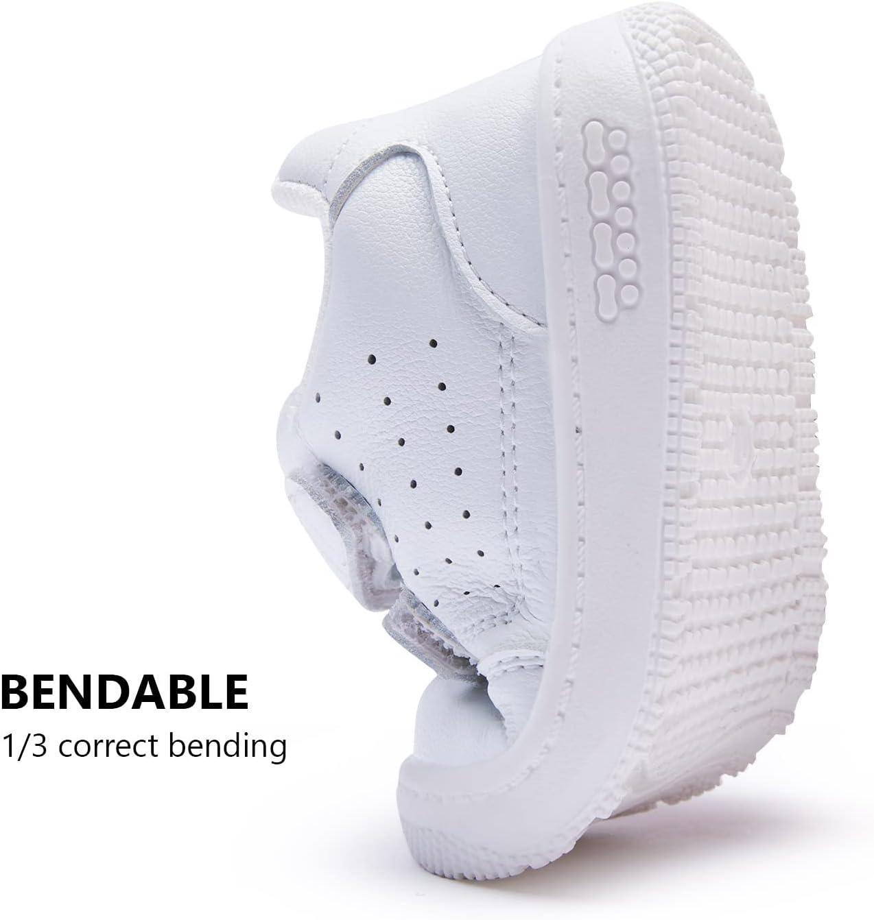 imageBMCiTYBM Baby Shoes Infant Boy Girl First Walker Shoes Toddler Walking Shoes Lightweight NonSlip Sneakers for 6 9 12 18 24 MonthsCwhite