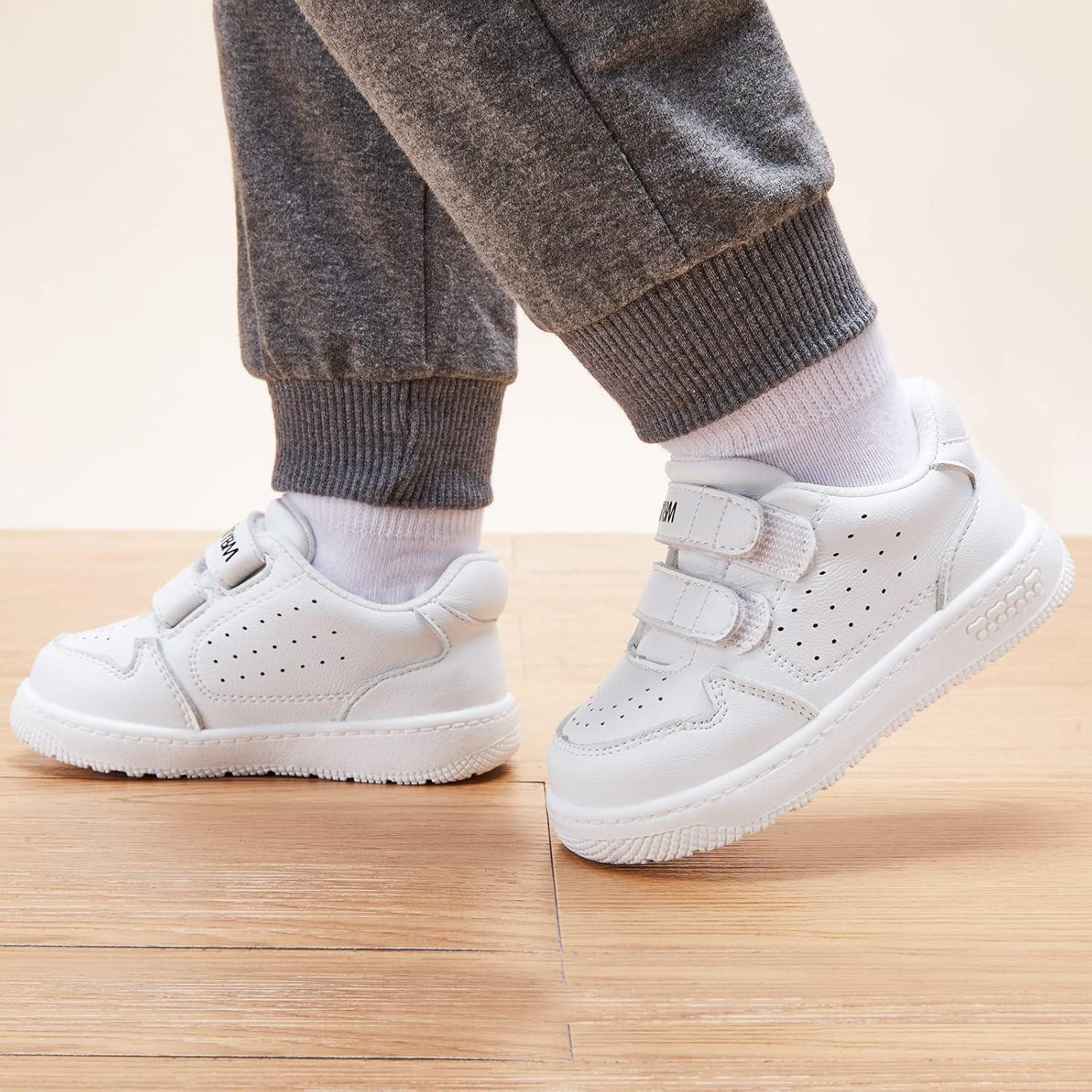 imageBMCiTYBM Baby Shoes Infant Boy Girl First Walker Shoes Toddler Walking Shoes Lightweight NonSlip Sneakers for 6 9 12 18 24 MonthsCwhite