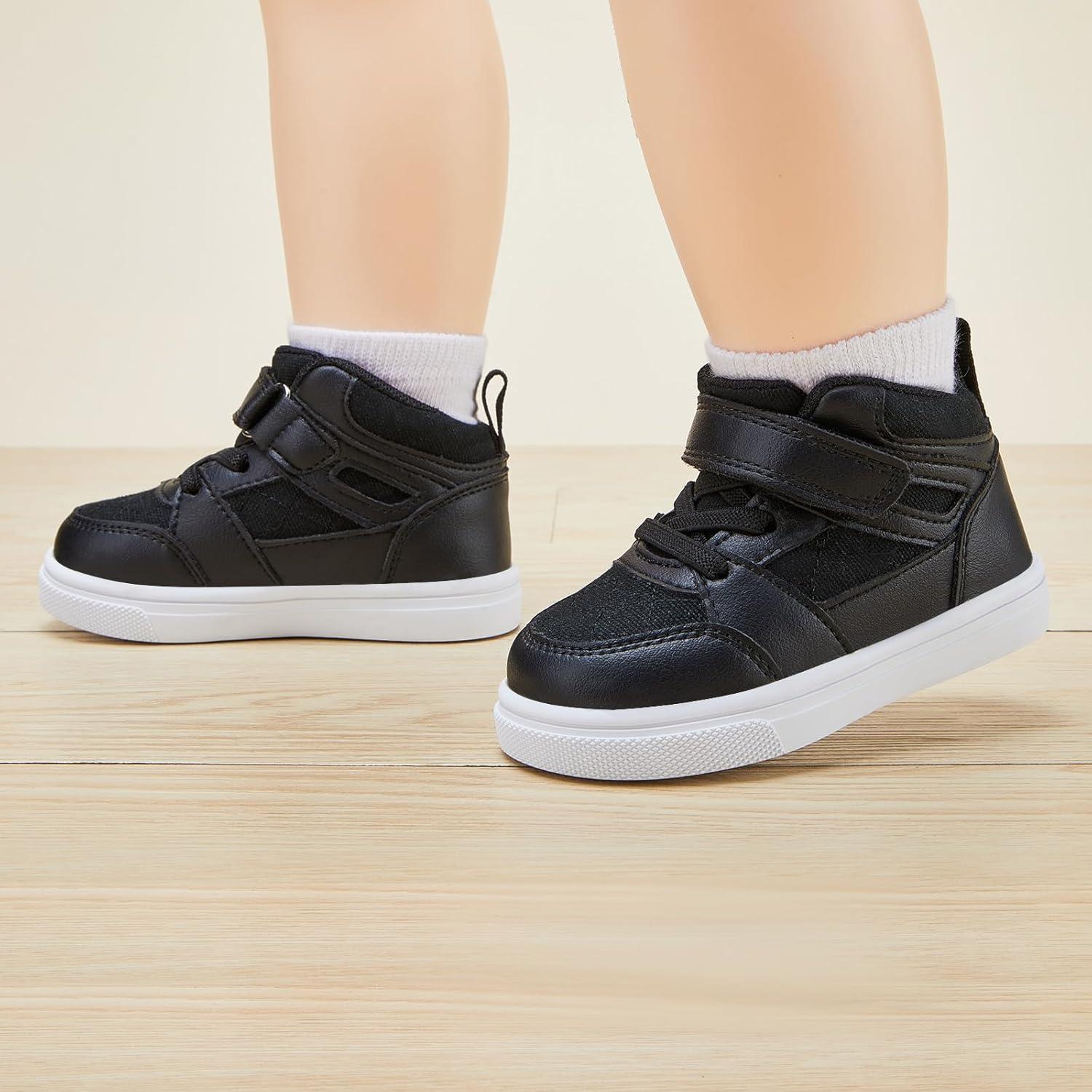 imageBMCiTYBM Baby Shoes Infant Boy Girl First Walker Shoes Toddler Walking Shoes Lightweight NonSlip Sneakers for 6 9 12 18 24 MonthsGblack