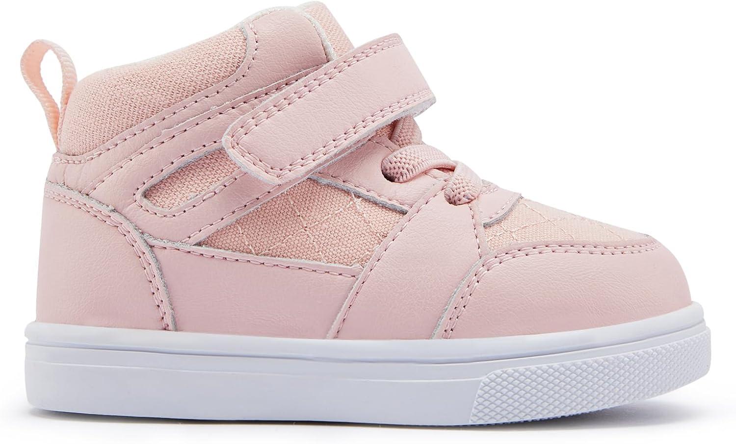imageBMCiTYBM Baby Shoes Infant Boy Girl First Walker Shoes Toddler Walking Shoes Lightweight NonSlip Sneakers for 6 9 12 18 24 MonthsGpink