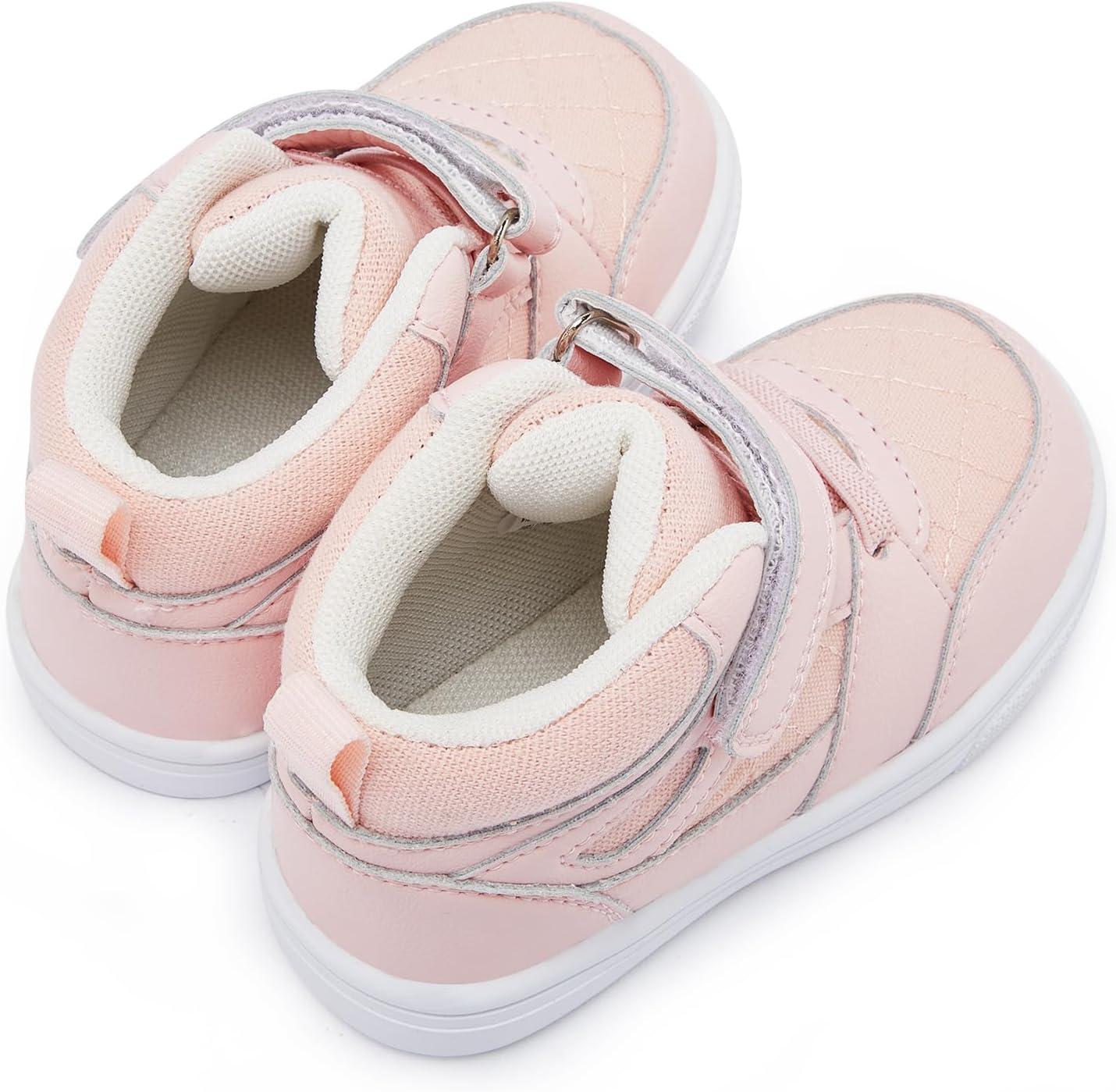 imageBMCiTYBM Baby Shoes Infant Boy Girl First Walker Shoes Toddler Walking Shoes Lightweight NonSlip Sneakers for 6 9 12 18 24 MonthsGpink