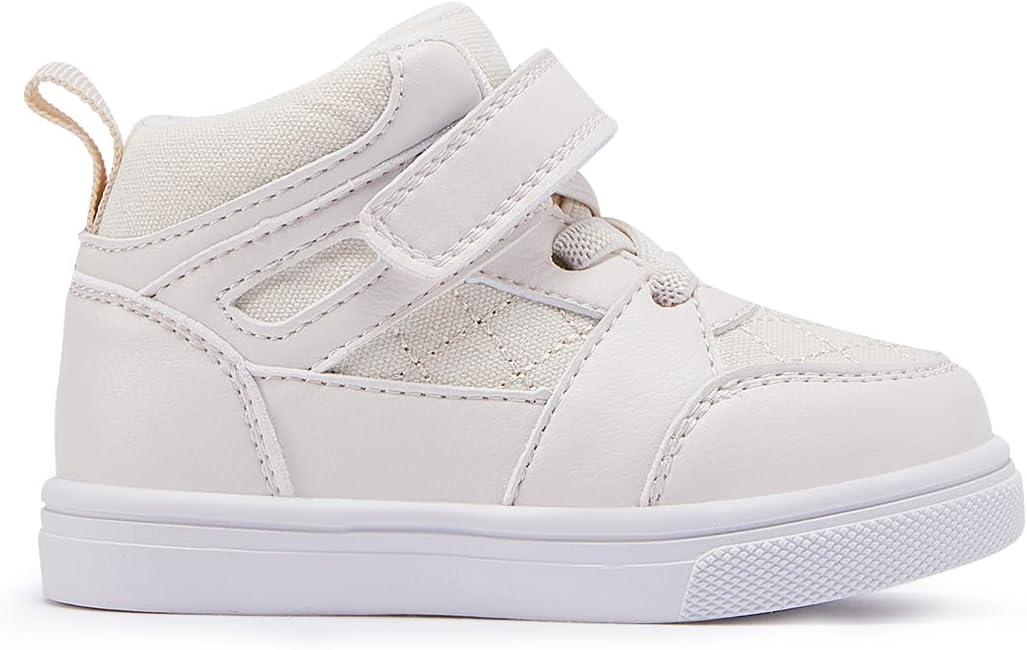 imageBMCiTYBM Baby Shoes Infant Boy Girl First Walker Shoes Toddler Walking Shoes Lightweight NonSlip Sneakers for 6 9 12 18 24 MonthsGwhite