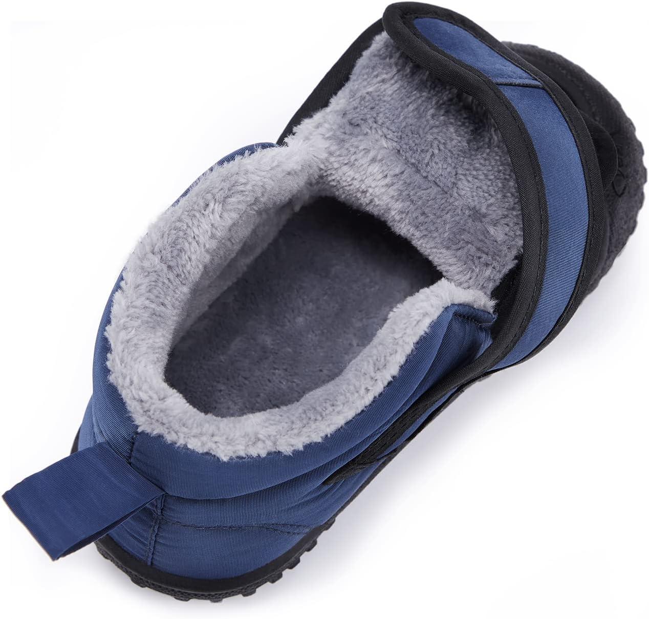 imageBMCiTYBM Toddler Baby Snow Boots Winter Shoes Boys Girls Cold Weather Baby Faux Fur Shoes2navy
