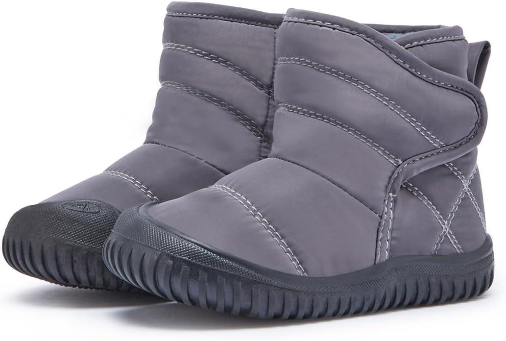 imageBMCiTYBM Toddler Baby Snow Boots Winter Shoes Boys Girls Cold Weather Baby Faux Fur Shoes81grey