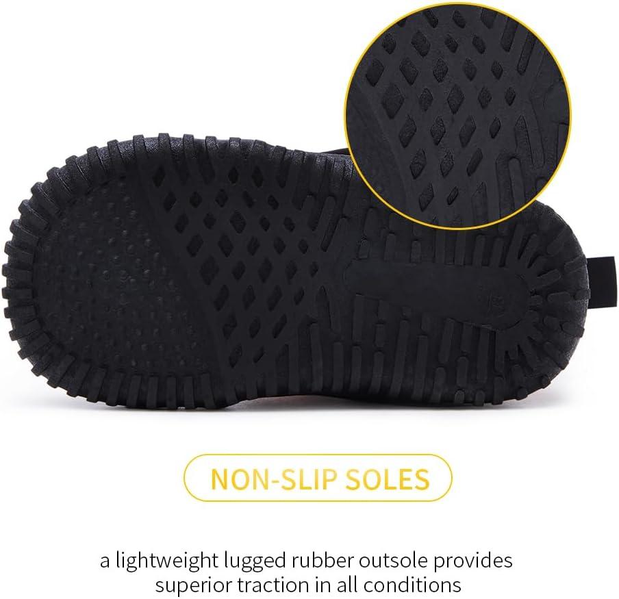 imageBMCiTYBM Toddler Baby Snow Boots Winter Shoes Boys Girls Cold Weather Baby Faux Fur ShoesKgrey