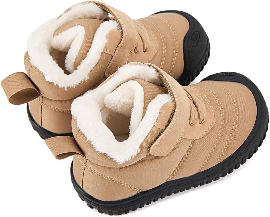 imageBMCiTYBM Toddler Baby Snow Boots Winter Shoes Boys Girls Cold Weather Baby Faux Fur ShoesYcamel