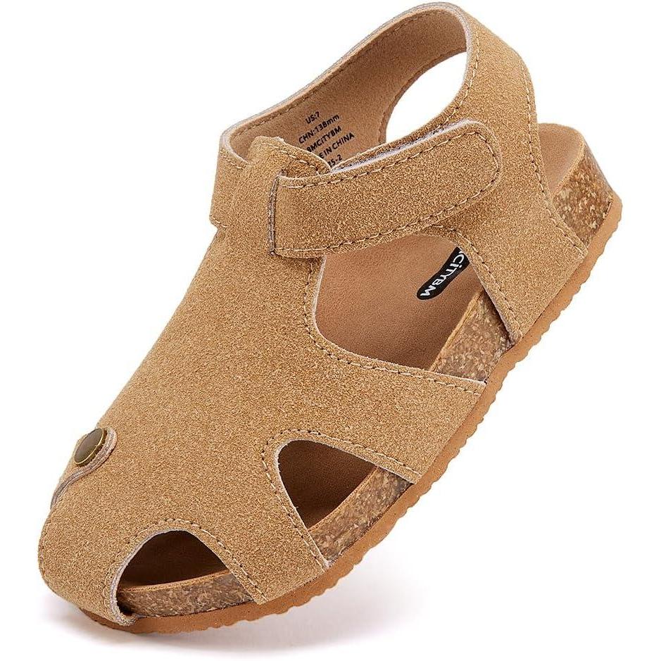 imageBMCiTYBM Baby Sandals Girls Boys Breathable Shoes Infant Summer Toddler Shoes NonSlip 6 9 12 16 18 24 Months2camel