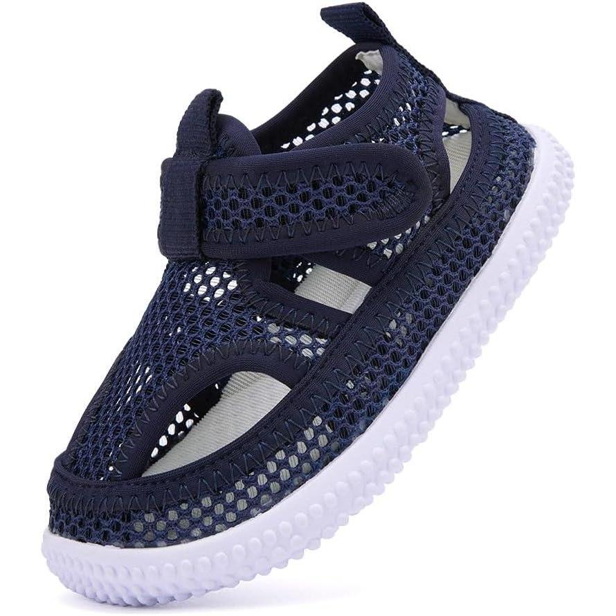 imageBMCiTYBM Baby Sandals Girls Boys Breathable Shoes Infant Summer Toddler Shoes NonSlip 6 9 12 16 18 24 MonthsMeshnavy