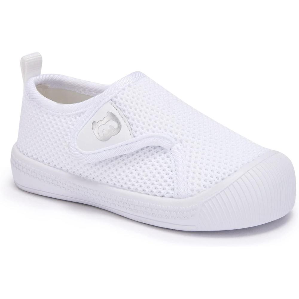 imageBMCiTYBM Baby Shoes Infant Boy Girl First Walker Shoes Toddler Walking Shoes Lightweight NonSlip Sneakers for 6 9 12 18 24 MonthsAwhite
