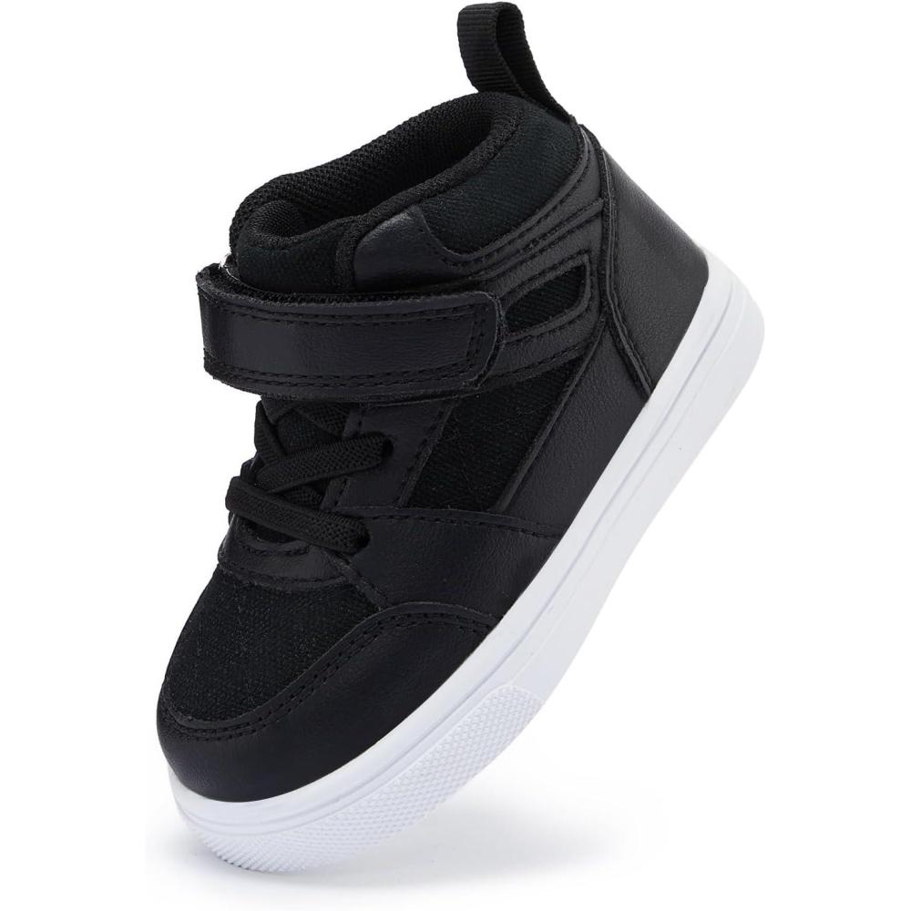 imageBMCiTYBM Baby Shoes Infant Boy Girl First Walker Shoes Toddler Walking Shoes Lightweight NonSlip Sneakers for 6 9 12 18 24 MonthsGblack