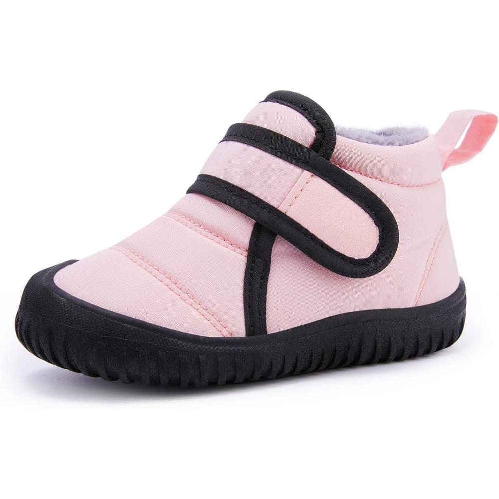 imageBMCiTYBM Toddler Baby Snow Boots Winter Shoes Boys Girls Cold Weather Baby Faux Fur Shoes2pink