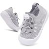 imageBMCiTYBM Baby Shoes Infant Boy Girl First Walker Shoes Toddler Walking Shoes Lightweight NonSlip Sneakers for 6 9 12 18 24 MonthsA6grey
