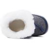 imageBMCiTYBM Toddler Baby Snow Boots Winter Shoes Boys Girls Cold Weather Baby Faux Fur Shoes1navy