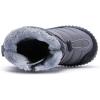 imageBMCiTYBM Toddler Baby Snow Boots Winter Shoes Boys Girls Cold Weather Baby Faux Fur ShoesDark Grey
