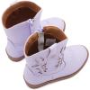 imageBMCiTYBM Toddler Little Girls Cowboy Cowgirl Boots Kids Pointed Toe Western Boots Mid Calf Side Zipper Riding Shoes for All Seasons ToddlerLittle KidA1purple