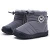 imageBMCiTYBM Toddler Baby Snow Boots Winter Shoes Boys Girls Cold Weather Baby Faux Fur ShoesDark Grey