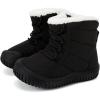 imageBMCiTYBM Toddler Baby Snow Boots Winter Shoes Boys Girls Cold Weather Baby Faux Fur ShoesKblack