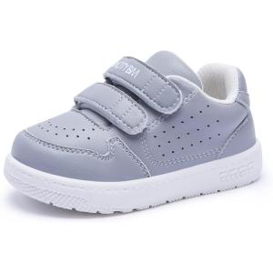 imageBMCiTYBM Baby Shoes Infant Boy Girl First Walker Shoes Toddler Walking Shoes Lightweight NonSlip Sneakers for 6 9 12 18 24 MonthsCgrey