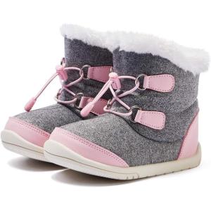imageBMCiTYBM Toddler Baby Snow Boots Winter Shoes Boys Girls Cold Weather Baby Faux Fur Shoes1pink